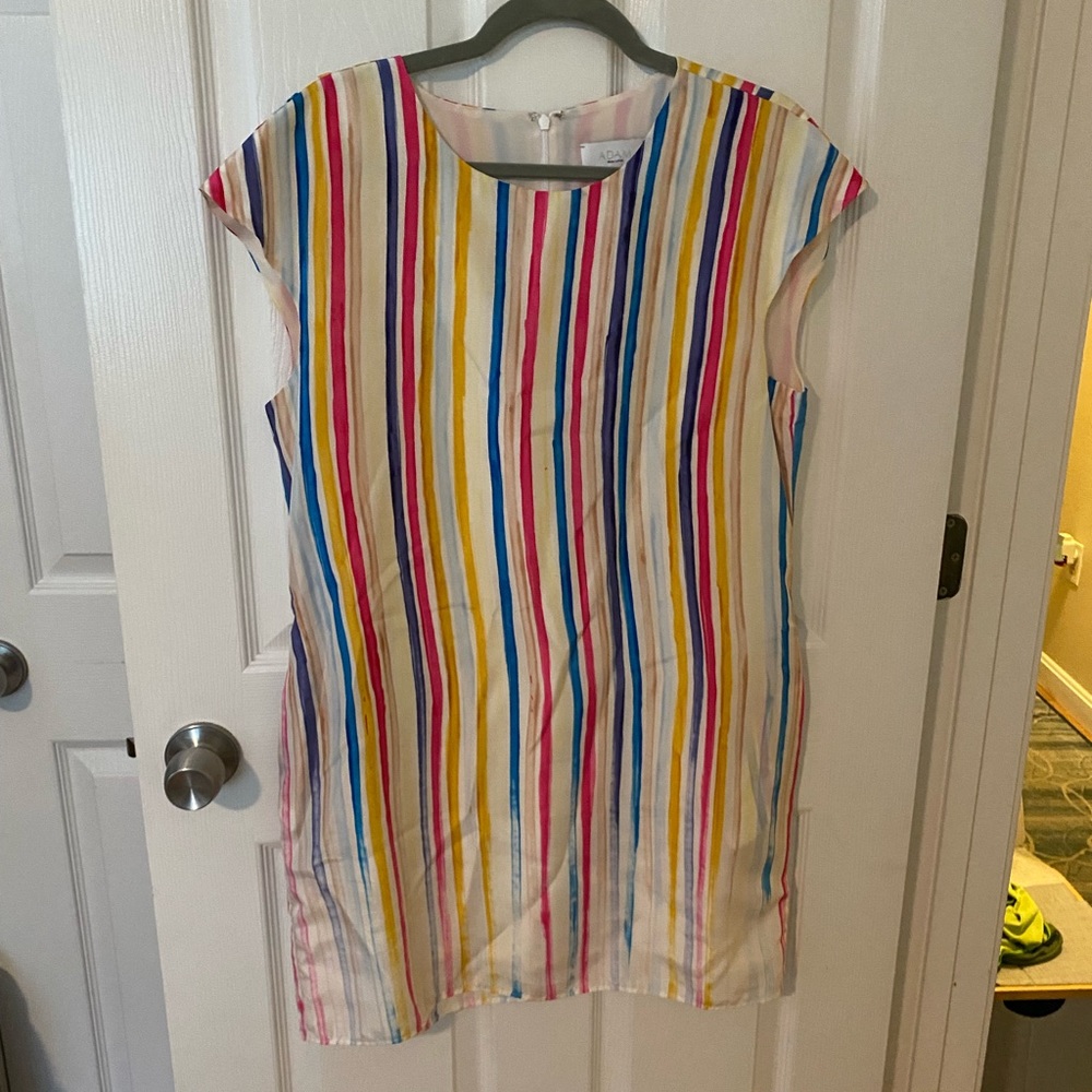 Adam Lippes colorful silk dress
